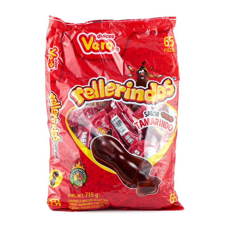 Vero - Rellerindos Tamarind Candy / Dulce de Tamarindo - Pack of 65