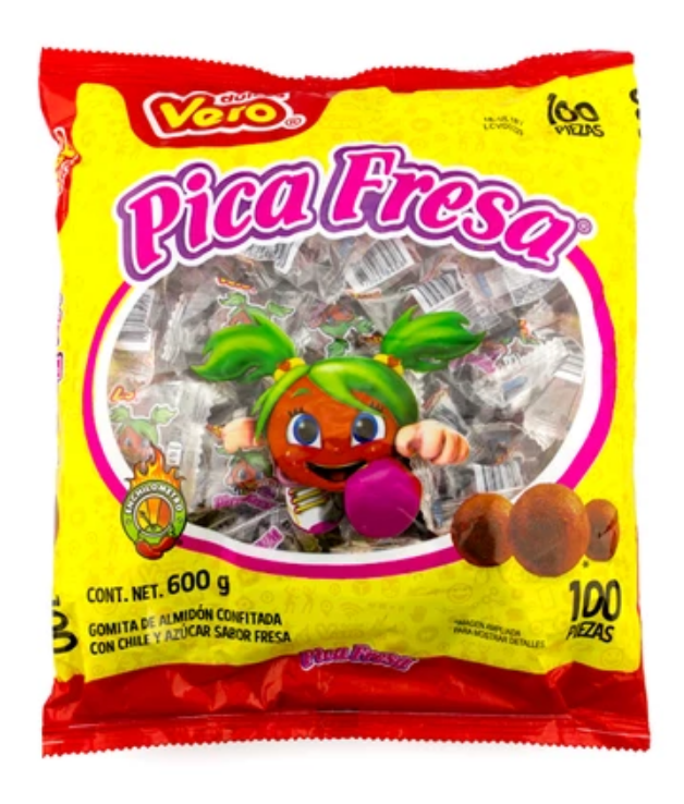 Vero - Picafresa Strawberry Chili Gummy / Gominola de Fresa Vero - Picafresa Strawberry Chili Gummy / Gominola de Fresa