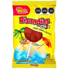 Vero - Risandias Watermelon Chile Lollipop / Paleta Enchilada con