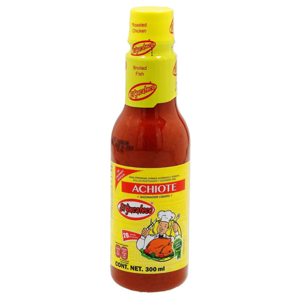 El Yucateco Achiote Liquid 300ml / El Yucateco Achiote líquido 300ml