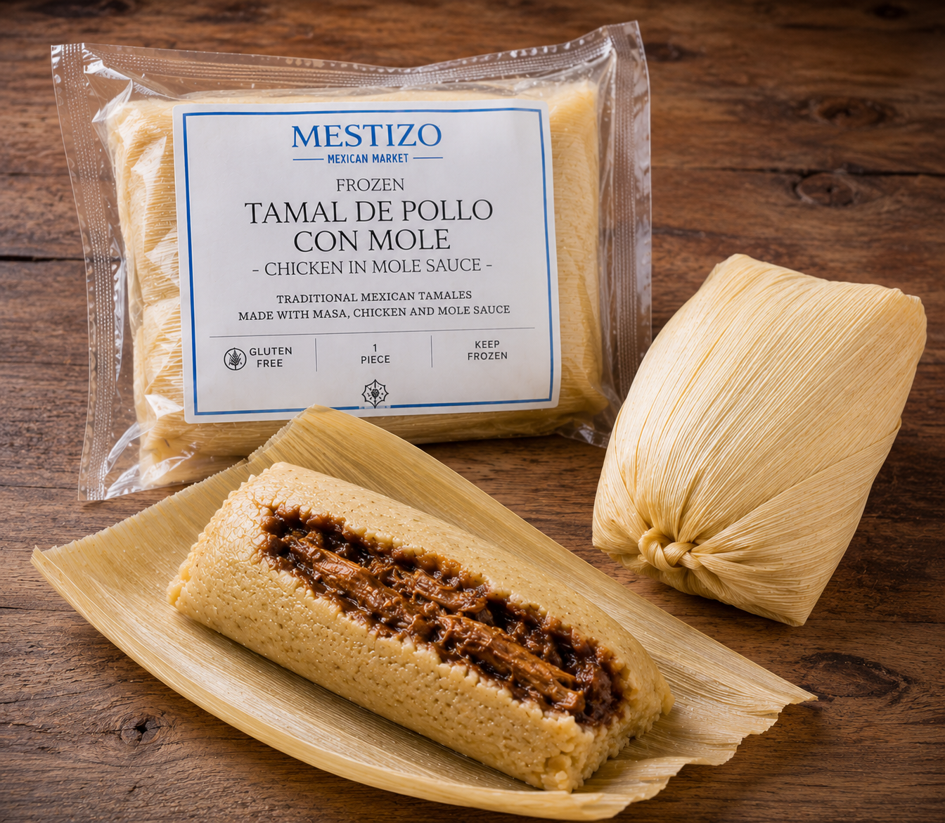 Mestizo Frozen - Tamal De Pollo con Mole