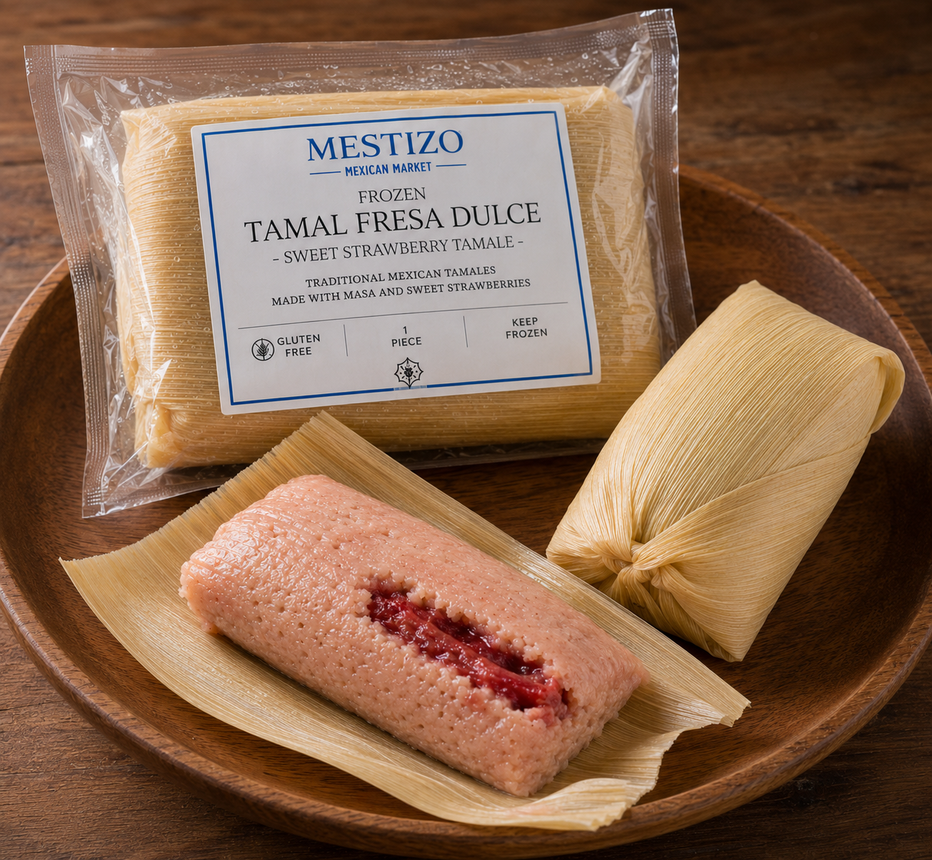 Mestizo Frozen - Tamal Fresa Dulce