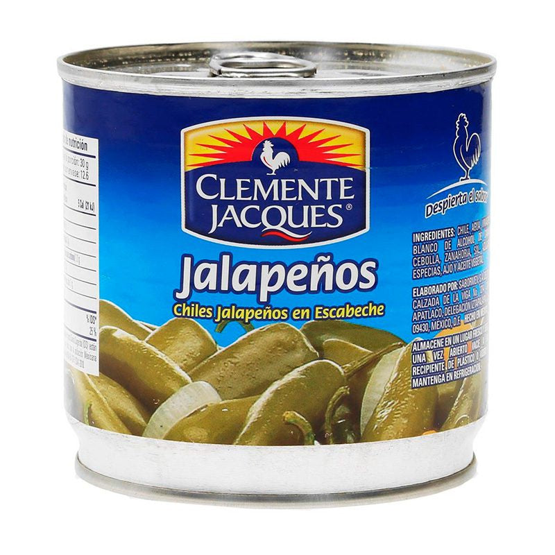 Clemente Jacques Whole Jalapeño Peppers 380g / Chiles Jalapeños Enteros Clemente Jacques 380g