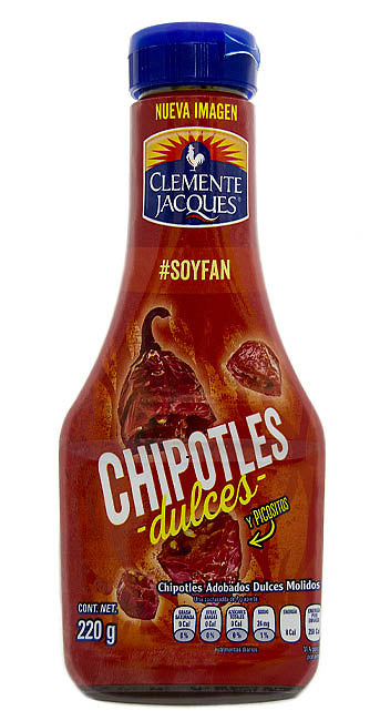 Clemente Jacques - Chopped Sweet Chipotle Peppers / Chipotles Molidos Dulces 220g