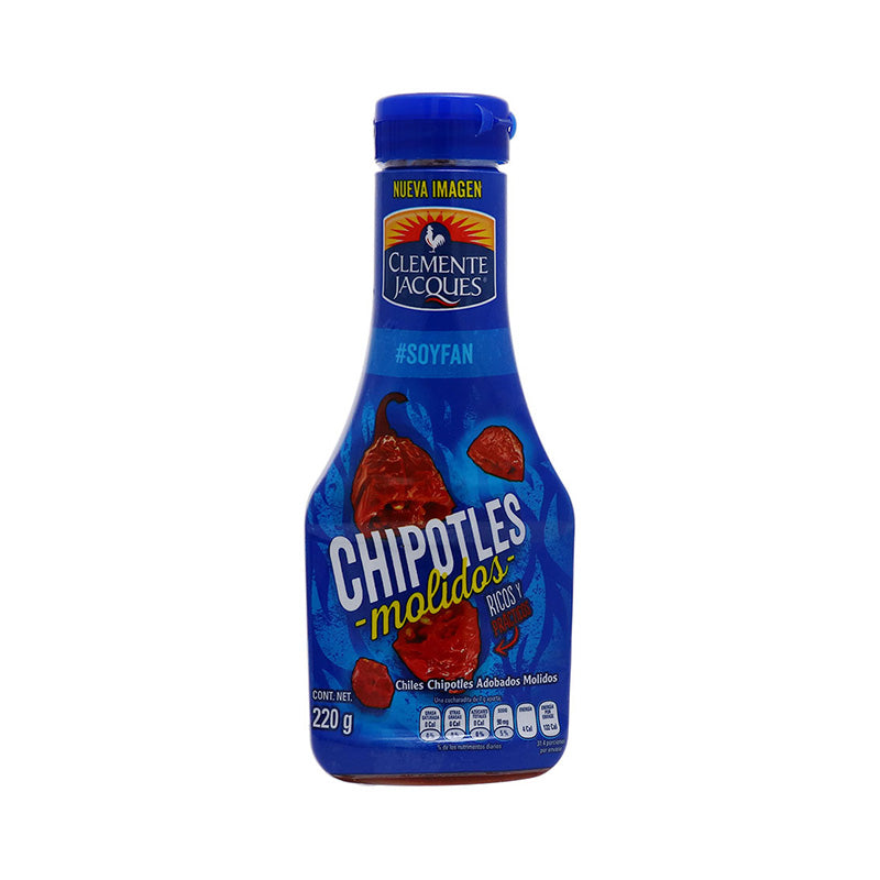 Clemente Jacques - Chopped Chipotle Peppers / Chipotles Molidos 220g