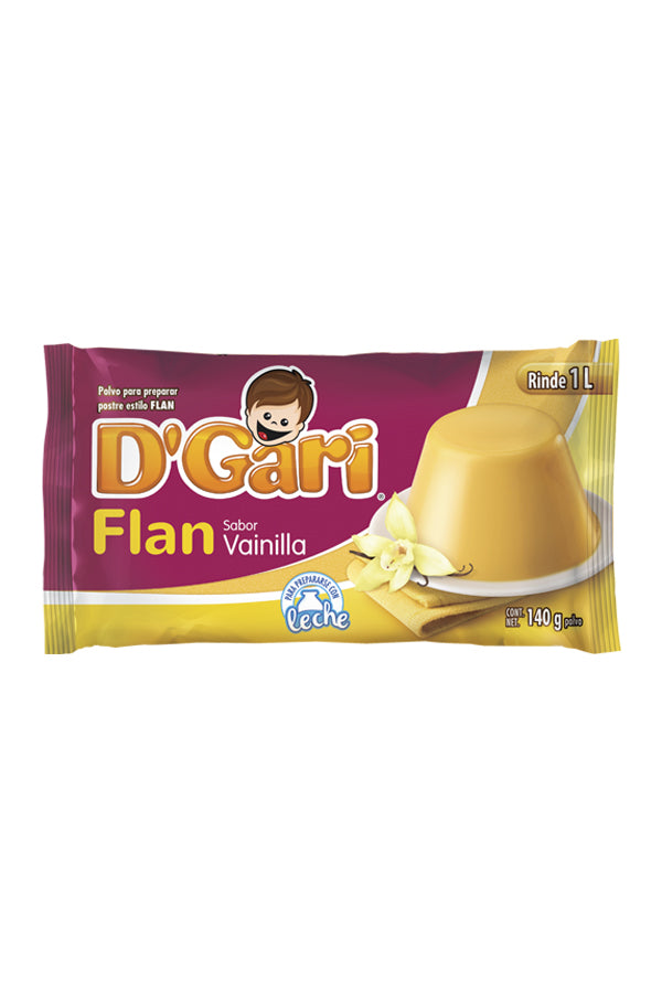 D'Gari -  Caramel Custard Flan Vanillla Flavour / Flan Sabor Vainilla con Caramelo