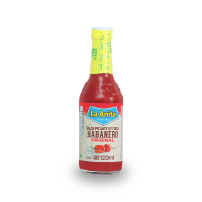 La Anita - Spicy Red Habanero Sauce /  Salsa Picante Roja de Habanero
