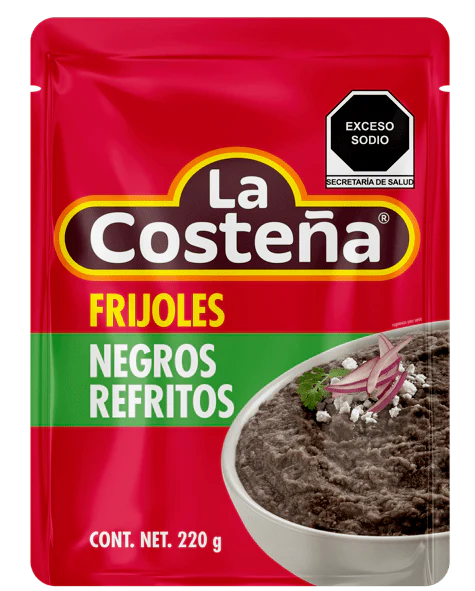 La Costeña - Refried Black Beans / Frijoles Negros Refritos 430g
