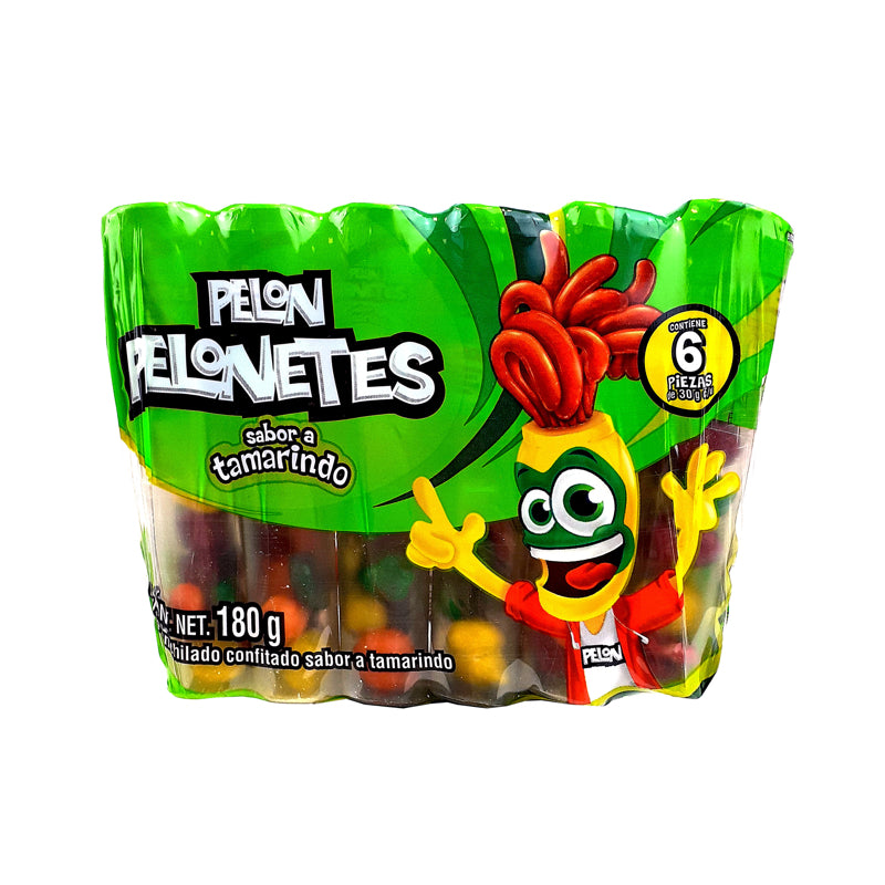 Pelon Pelonetes - Tamarind Pulp Sweet Candy - Pack of 6