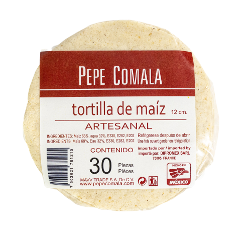 Pepe Comala - Corn Tortillas / Tortillas de Maiz 12 cm
