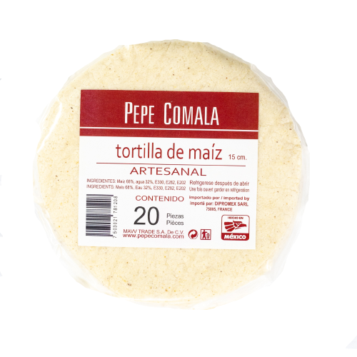 Corn Tortillas 15 cm / Tortillas de maiz 15 cm