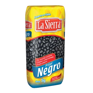 Frijol Negro Seco la Sierra 900g / Dried Whole Black Beans La Sierra 900g