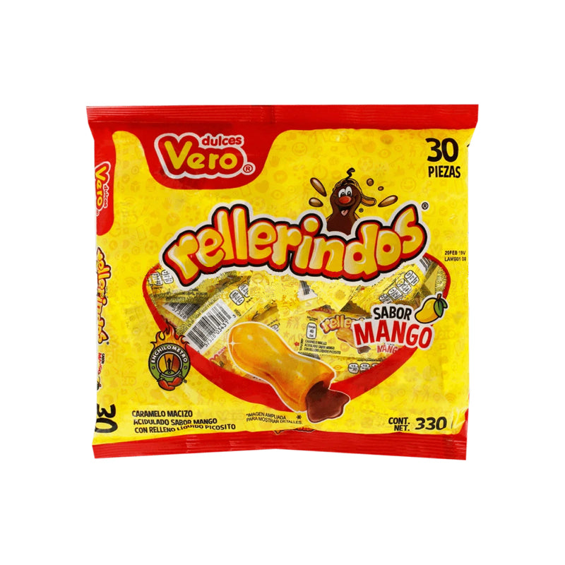 Vero - Rellerindos Mango Candy / Dulce de Mango - Pack of 30