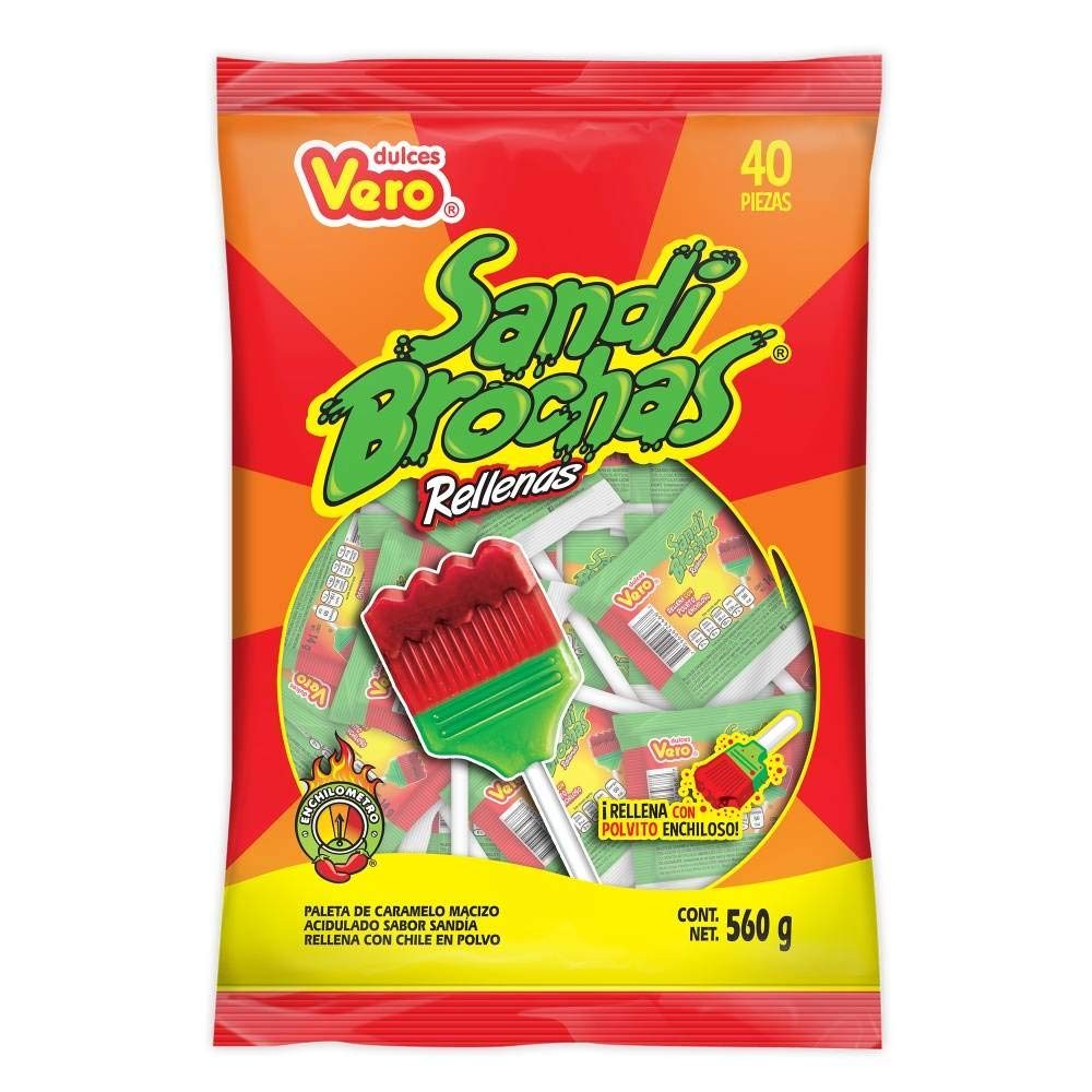 Vero Sandibrochas Lollypops 40 pieces / Vero Sandibrocha Rellena 40 piezas