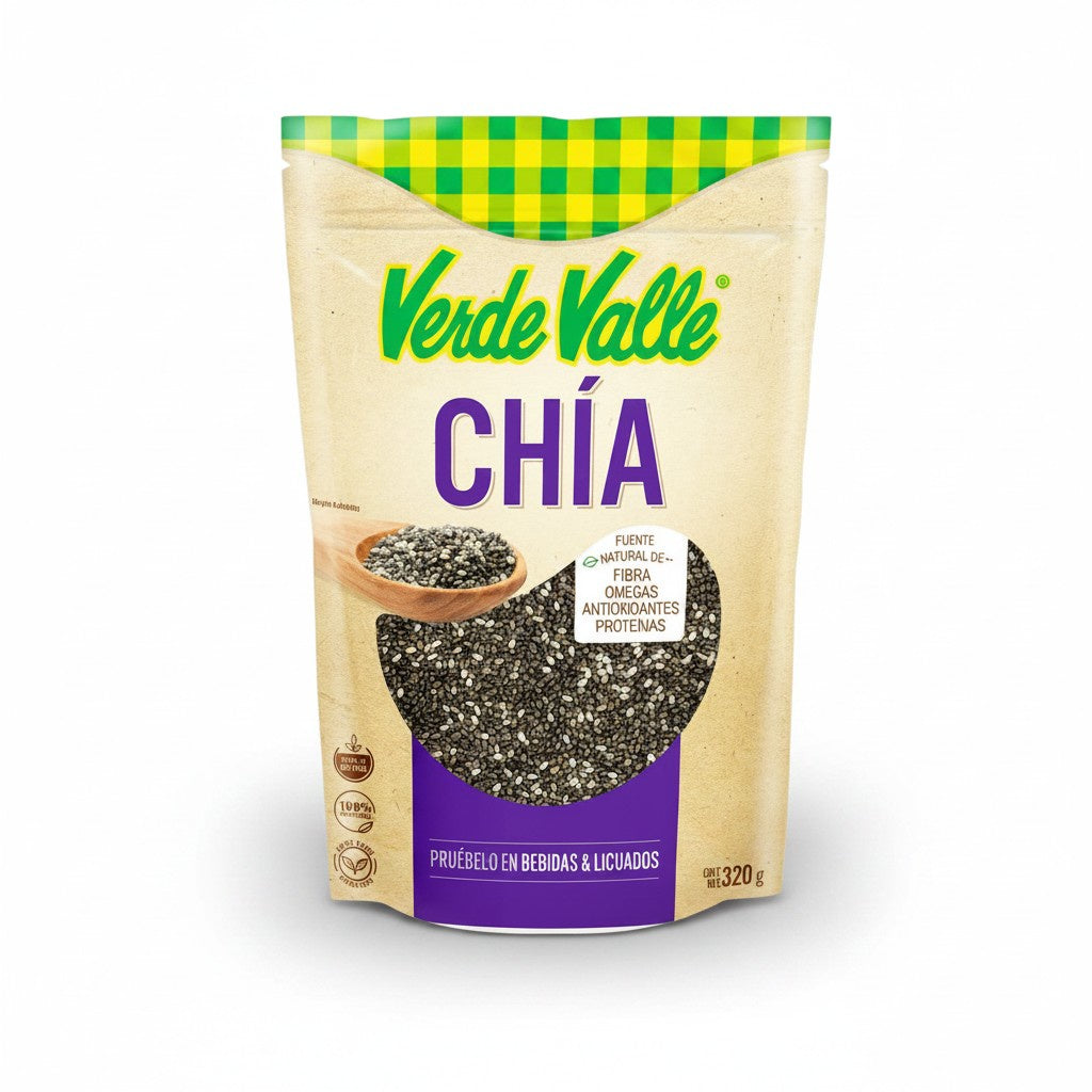 Verde Valle Chia Seeds 320g / Chía Verde Valle 320g