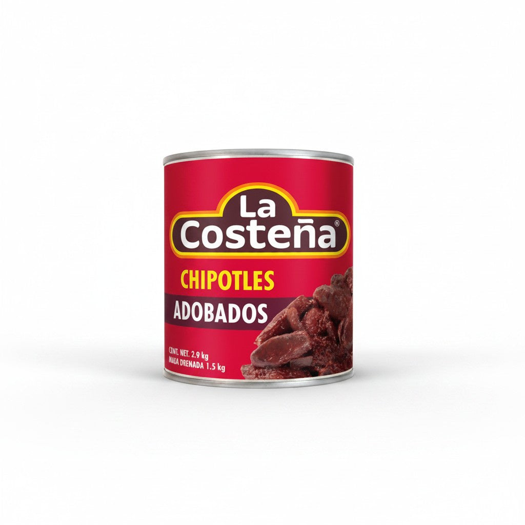 La Costeña Chipotle Peppers in Adobo Sauce 2.9kg / Chipotles Adobados La Costeña 2.9kg