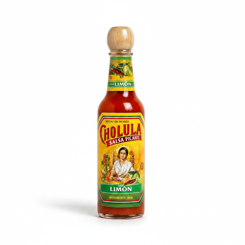Cholula Chili Lime Hot Sauce 150ml / Salsa Picante Chile y Limón Cholula 150ml