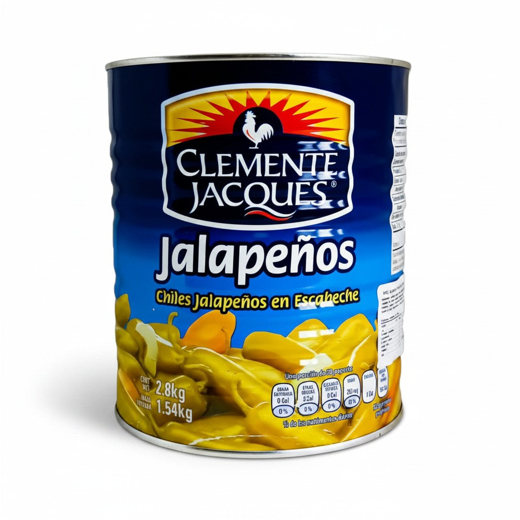 Clemente Jacques Whole Jalapeño Peppers 2.8kg / Chiles Jalapeños Enteros Clemente Jacques 2.8kg