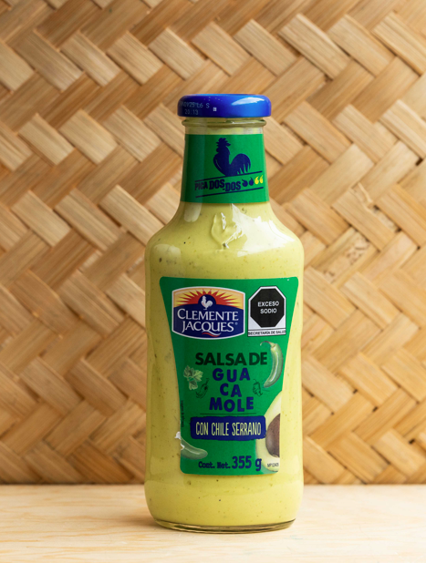 Clemente Jacques - Guacamole Sauce with Serrano Pepper / Salsa de Guacamole con Chile Serrano -355 gr