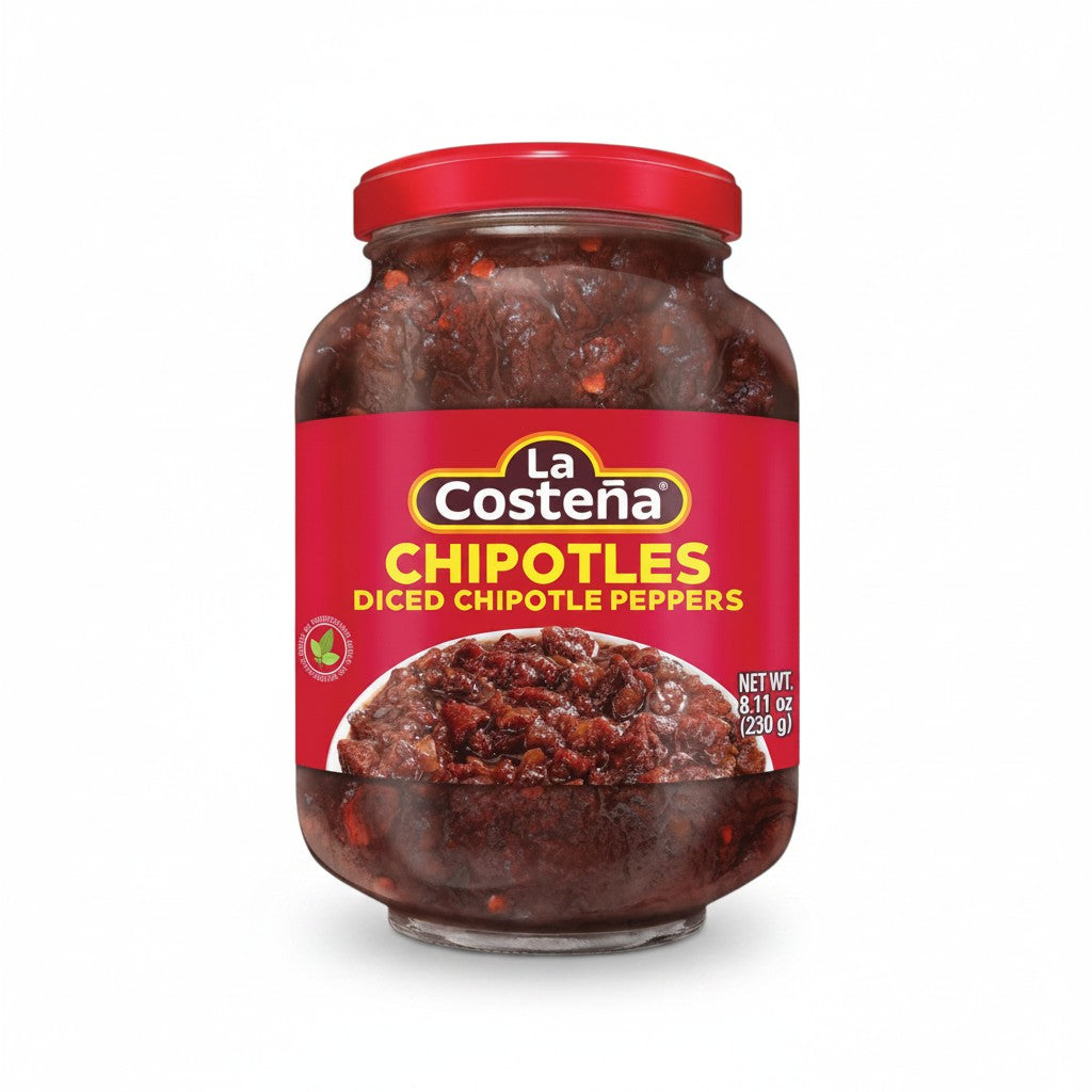 La Costeña Diced Chipotle in Adobo 230g / Cubos de Chipotle en Adobo La Costeña 230g