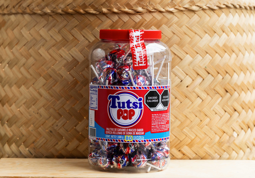 Tutsi Pop - Cherry Lollipops / Paletas de Cereza - Pack of 80