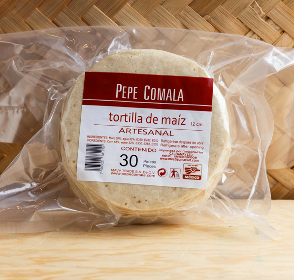 Pepe Comala - Corn Tortillas / Tortillas de Maiz 12 cm