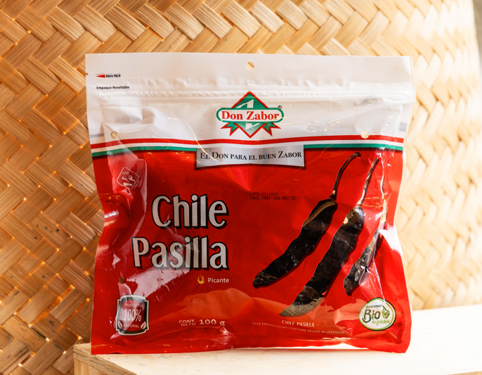 Don Zabor - Dried Pasilla Chile  / Chile Pasilla Seco 100g