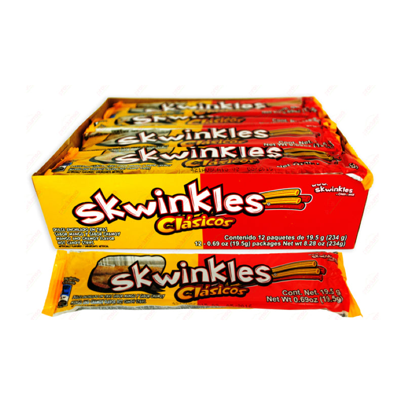 Skwinkles - Mango & Chamoy Flavour - Pack of 12, Box of 24