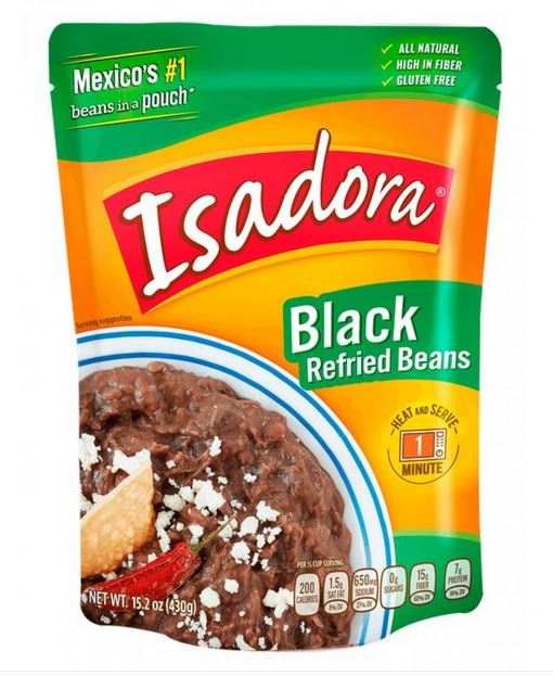 Isadora - Refried Black Beans / Frijol Refrito Negro