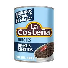 La Costeña - Refried Black Beans / Frijoles Negros Refritos 440g