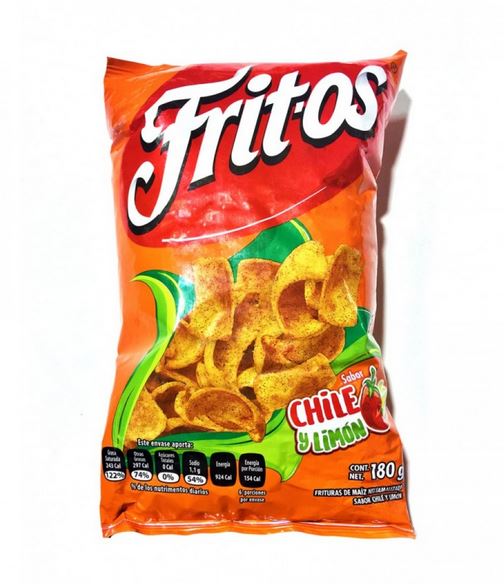 Fritos - Lemon & Chilli Flavour / Sabor Chile y Limón 62g