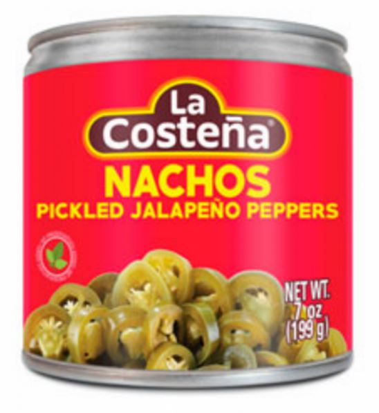 La Costeña - Jalapeno Pepper Nacho / Nacho Jalapeño Pepper 199g
