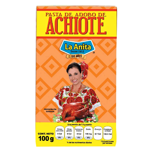 la anita pasta de achiote