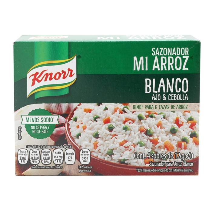 Knorr - White Mexican Rice Seasoning / Sazonador de Arroz