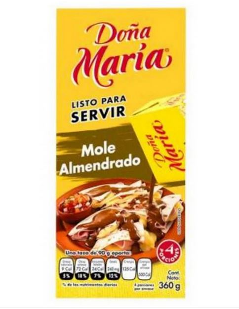 Dona Maria - Nutty Mole Cooking Sauce / Salsa para cocinar de Mole Almendrado 360g