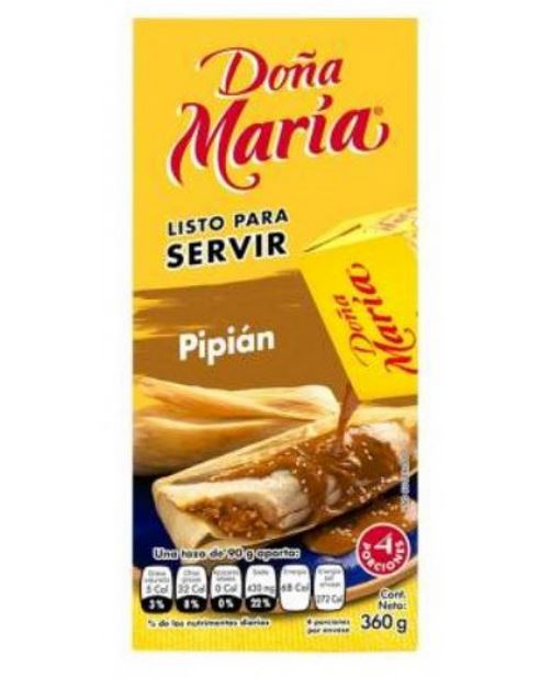 Dona Maria - Pipian Mole Cooking Sauce / Salsa para cocinar de Mole Pipian 360g