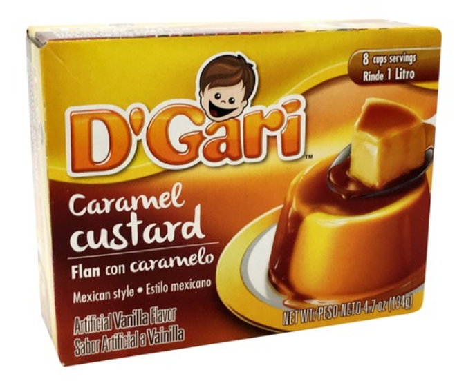 Caramel Custard Flan Vanilla Flavor - D'Gari-0