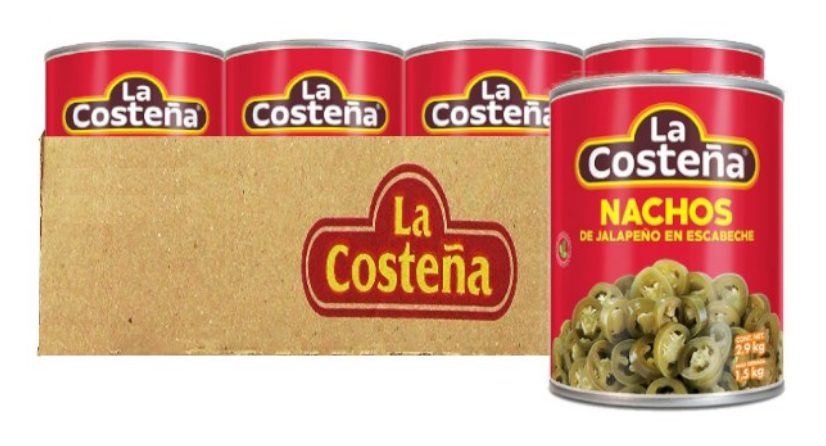 La Costena - Jalapeno Pepper Nacho / Nacho Jalapeno Pepper 2.8kg