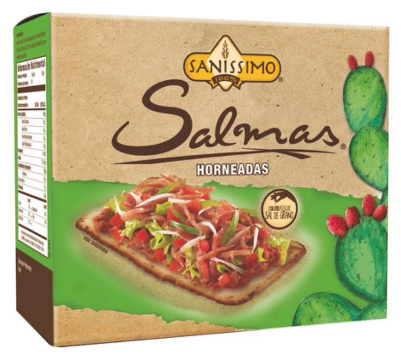 Salmas Baked Cactus Corn Tostada Crackers / Salmas horneadas con nopal-0