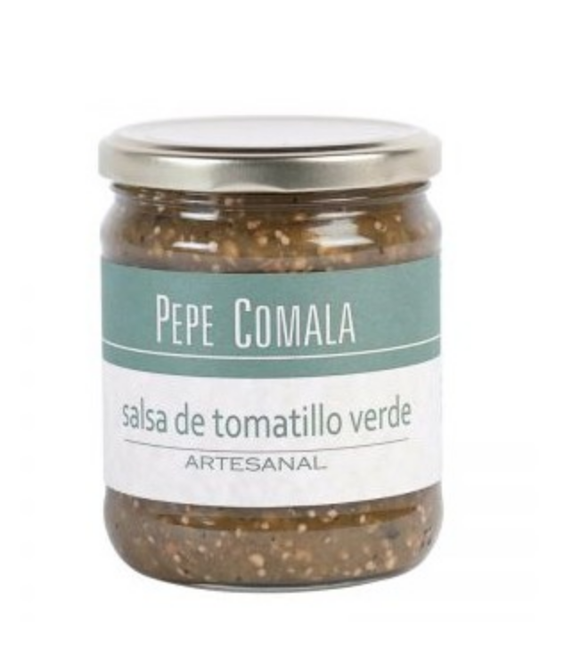 Green Tomatillo Sauce Small / Salsa de tomatillo verde pequena-0