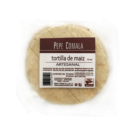 Corn Tortillas 15 cm / Tortillas de maiz 15 cm-0