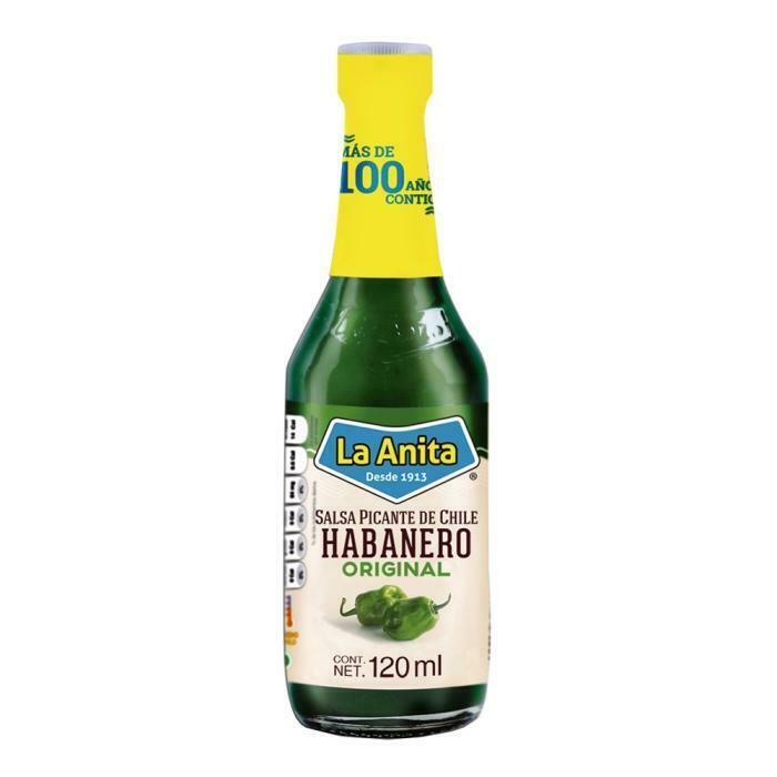 La Anita - Spicy Green Habanero Sauce /  Salsa Picante Verde de Habanero 120ml