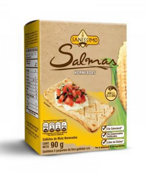 Salmas - Baked Corn Crackers / Galletas de Maiz Horneadas 90g