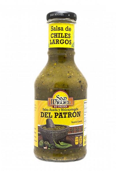 San Miguel -  Long Chilies Sauce / Salsa de Chiles Largos del Patrón 450g