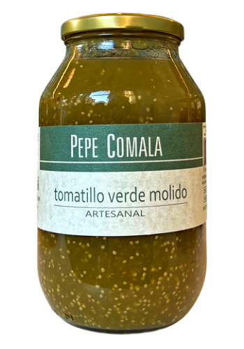 tomatillo verde molido pepe comala