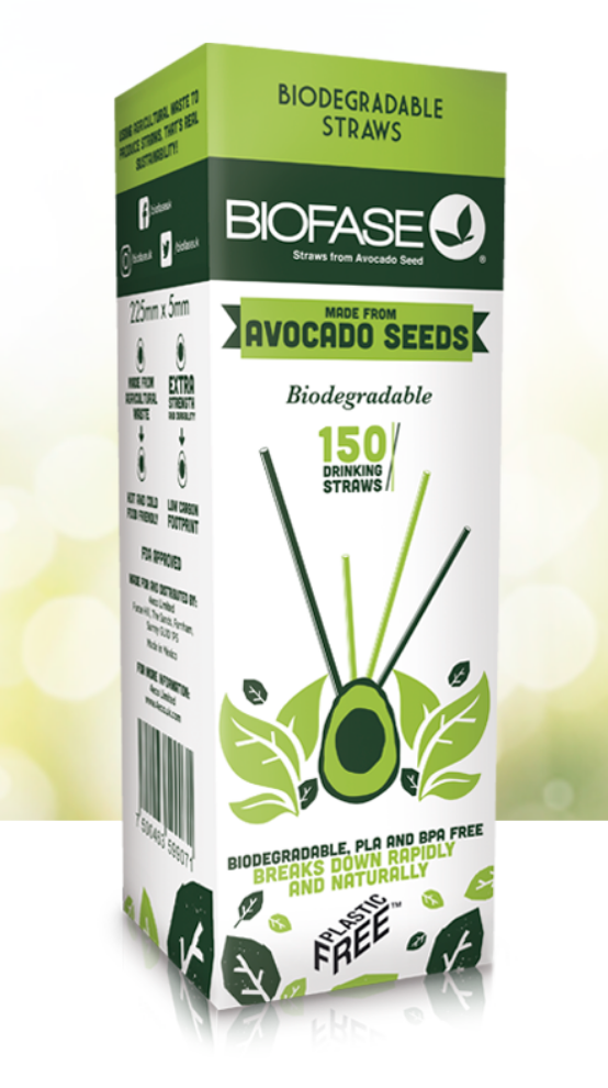 Hardcore Avocado Straws - 100% Biodegradable & Compostable - Made From  Avocado Pits
